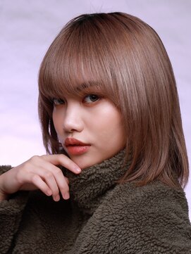 エノア 東京(ENORE) ミルクティ/ミルクティベージュ/ブリーチ/ダブルカラー