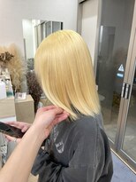 リアン(LIAN) ハイライトカラーミルクティーベージュケアブリーチダブルカラー