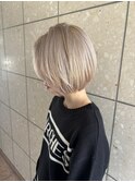 ホワイトブロンド【岩国ケアブリーチ】【岩国ダブルカラー】