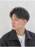 垢抜け韓国風アクティブショート×無造作パーマ束感