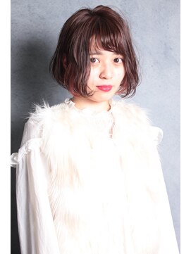 ココロ(COKORO) インナーカラー×ボブ×モテウェーブ