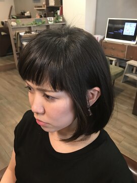 ケアルタイム(Curel time) 伸ばし中でも扱いやすいボブ