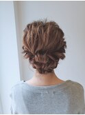 ふんわり可愛いヘアセット