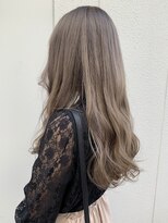 シュガー ヘアアンドネイル 仙台(SUGAR)&nbsp;パールベージュダブルカラーケアブリーチミルクティーベージュ