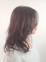 オッジヘアー(Oggi hair) アディクシーカラー　アメジスト　ゆる巻き
