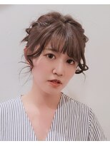 ミューズ 塩釜口店(MUSE)&nbsp;[MUSE塩釜口]サイド編み込みシニヨンby高瀬