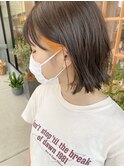 オレンジインナーボブ