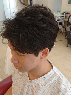 スタジオ ジョイ STUDIO Joy 下垂木店 七三アップバング　センターパートでも◎