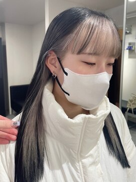 ベレーザ 渋谷(BELEZA) 2739プラチナグレージュインナーカラー金髪ボブバイカラー