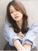 【FRAME  なんば】艶ブラウン×くびれ外はね