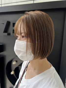 ヘアーアンドメイク ビス(HAIR&MAKE bis) ぱっつんミニボブ