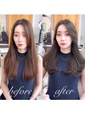 【佐々木友絵】20代30代40代◎韓国式小顔レイヤースタイル