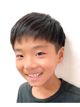 黄ぐまくん美容室 キッズ ショート