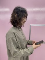 キジ(KIJI)&nbsp;［ブリーチ履歴２回］ブリーチナチュラルパーマ