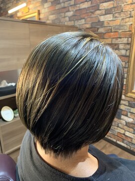 サミュゼ(s'amuser) ハイライト白髪ぼかし