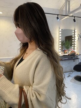 プルメリアドット(Plumeria.) バレイヤージュ