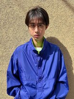 アップバング/束感ショート/ツーブロックマッシュ/コンマヘア