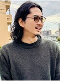 大人メンズ__ロングパーマ__グランジパーマ__スパイラルパーマ