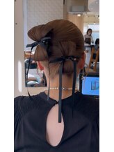 ヴィサージュエーデル(VISAGE edel) ヘアアレンジ　パーティーアレンジ　結婚式ヘアアレンジ