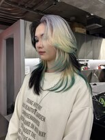 レコ 渋谷(LECO) ペールトーンのデザインブリーチカラー