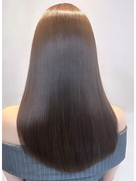 オーバーヘアー 倉敷店(over hair) 【over hair】髪質改善×艶髪×ココアブラウン