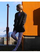 スノッブサンク(Snob ciNQ)&nbsp;ボブ/ベージュカラー/内巻きボブ/外ハネボブ