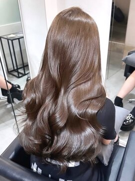 エル バイ アンキシム(elu by AHNKISM) 【韓国ヘア】顔まわりレイヤーカットくびれミディアム心斎橋