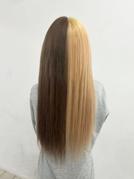 ルシア 京都四条河原町烏丸(LuciA) 【レミー100%/54cm】 シールエクステ×カラー×レイヤーカット