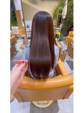 グロウミドル(GROW middle) ツヤロング ラベンダーカラー 髪質改善トリートメント 天野利香