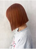 ボブミディアムショートおくれ毛_ba495092