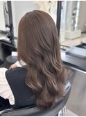 マロンブラウン/ブリーチなしカラー【小山田繭】20代30代40代