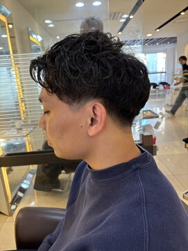 スタイル 成城学園前(STYLE) メンズ 刈り上げショート スパイラルパーマ