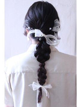 エヌドット 高井田(n.) 編み下ろし×パーティーヘアセット