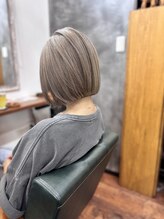 ブランチ(branch)&nbsp;丸みボブ×ミルクティーグレージュ