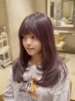 ジーナ 高槻(Zina)&nbsp;レイヤーカット/ラベンダーグレージュ