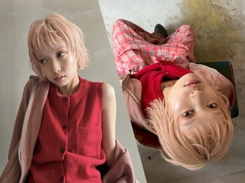 エクーエルム 心斎橋(ECOO yelm)の写真/豊富な経験と圧倒的センスによる色調整で肌馴染みの良い"ミルクティー系"ハイトーン◆他店お直し経験も豊富