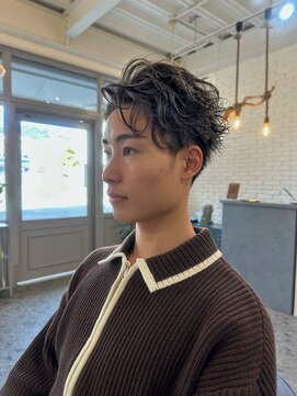 ティムヘアー(tim hair) ▲アップバングショート×シークレットパーマ▲tim hair