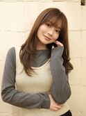 大人美人レイヤースタイル透明感ハッシュカット20代30代