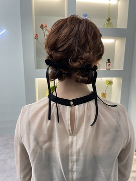 ヘアセット/ヘアアレンジ/パーティーヘアセット【堀 春菜】