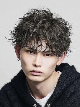 ジレス(Jiles) シャドウパーマ[メンズカット/メンズパーマ/吹田/江坂/縮毛矯正]