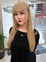 アロ 大阪梅田(alo)&nbsp;【momoa】ブロンドベージュ《レイヤー/ブリーチ/ダブルカラー》