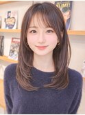 ミディアムレイヤーカットハッシュカットウルフボブウルフカット