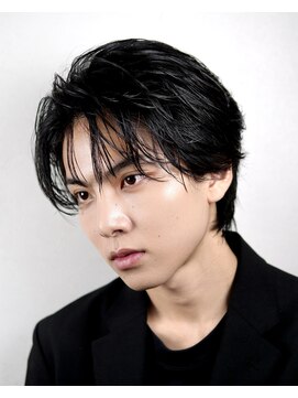 オーシャントーキョー 原宿(OCEAN TOKYO) シャドウニュアンスカルマパーマセンターパート