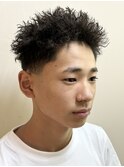 テーパーフェード仏陀パーマ