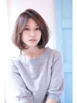 ヘアーアンドファッションシオミエイチ (hair＆fashion shiomi H) ［shiomi H］大人可愛いふんわりボブ