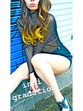 モノ アンド イニ(Mono & inni) 【奈良/inni hair】イニグラデーション ビタミンイエロー