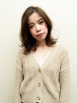 リンサロン(RIN salon) 【RINsalon笹塚駅】ゆるふわデジタルパーマ鎖骨ミディ