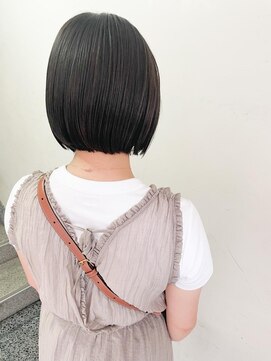 キャンバス バイ ネオリーブ 横浜西口(Canvas by neo.) 大人可愛い小顔丸みミニボブ　20代30代40代