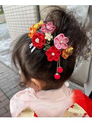 七五三3歳ヘアセット