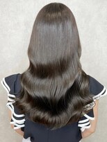 リール 銀座(R'EEL) うねり気になる方☆艶感溢れる縮毛矯正×オリーブグレージュ